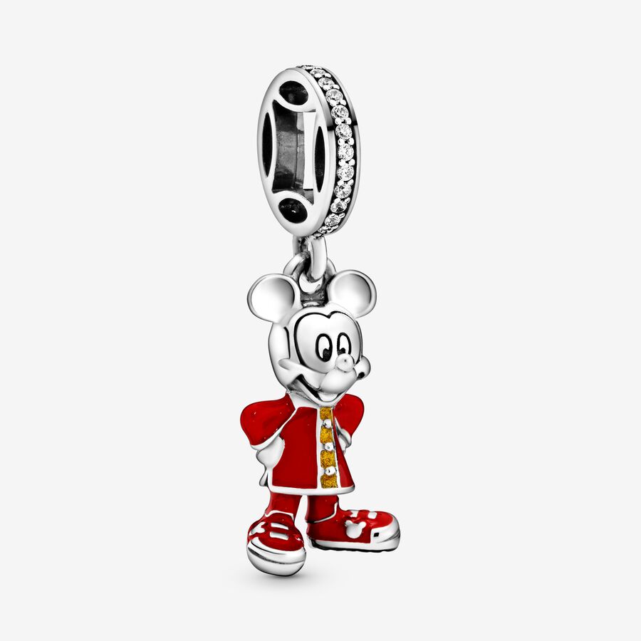 Disney Mickey Mouse Charm med vedhæng image number 0