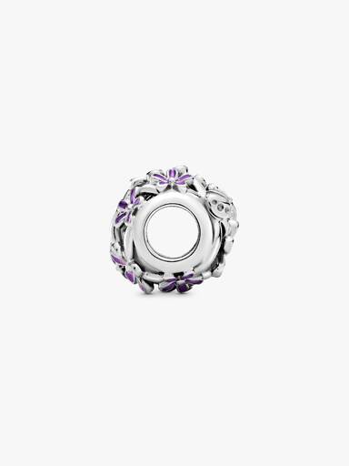 Åbent Lilla Marguerit Charm