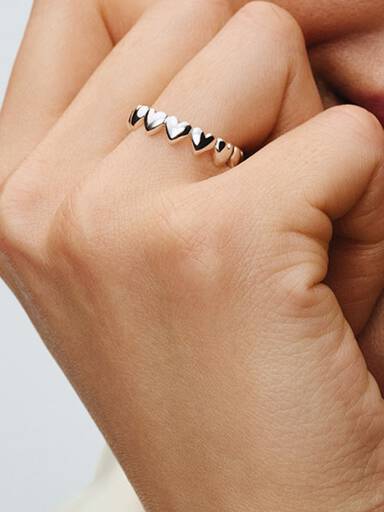 Række af hjerter Ring