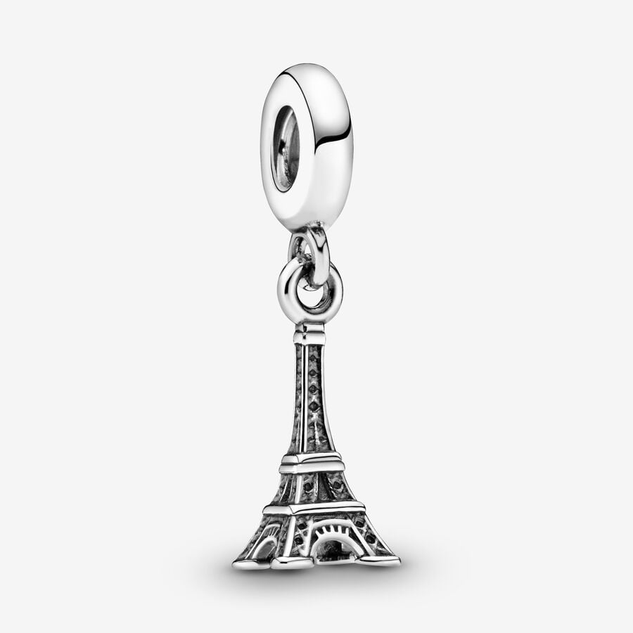Paris Eiffeltårn Charm med Vedhæng image number 0