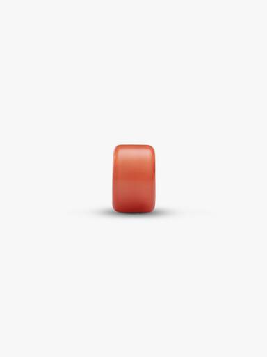 Orange Muranoglas Minicharm