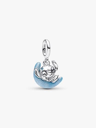 Disney Stitch Selvlysende Måne Charm med vedhæng