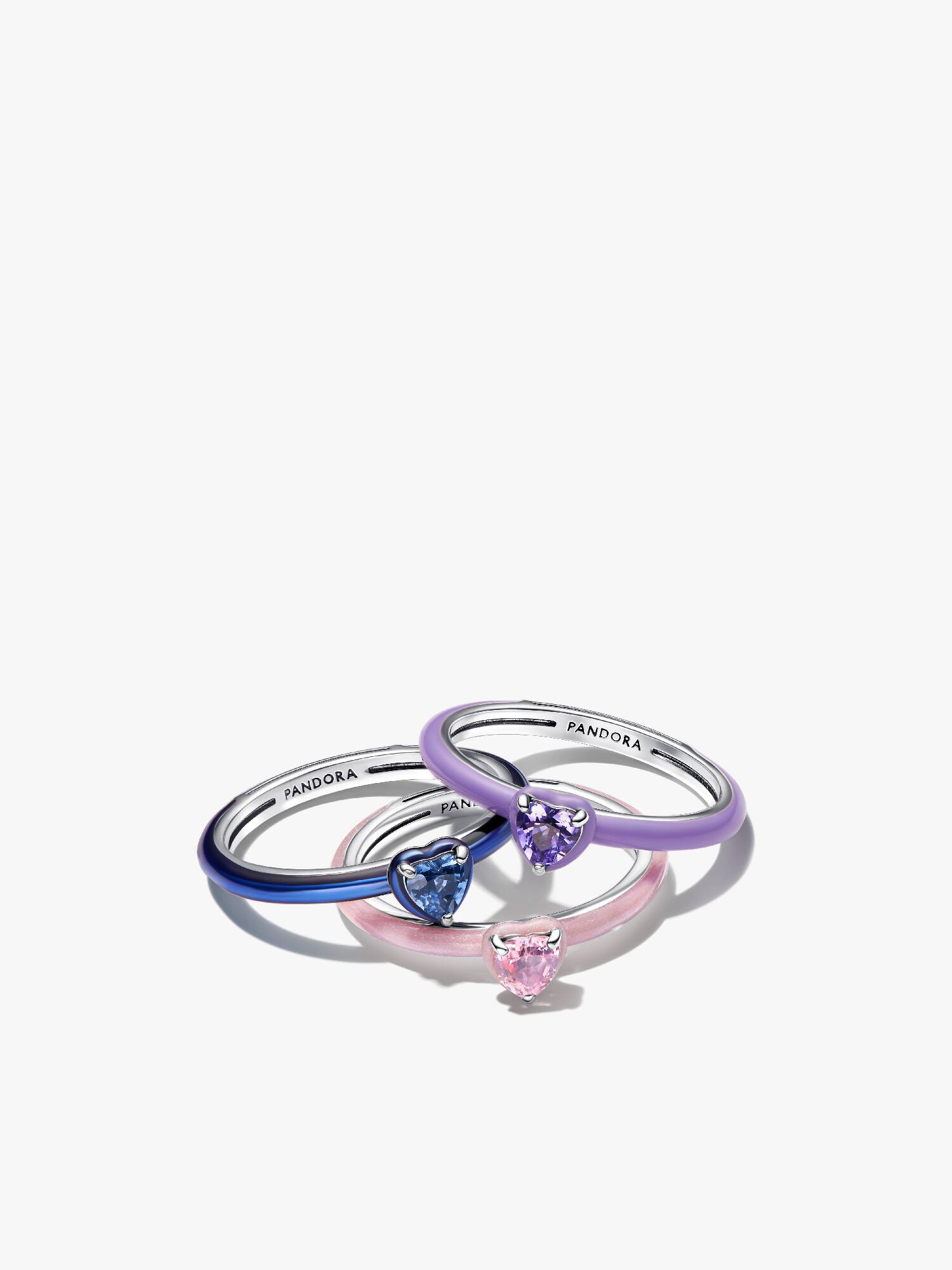 Farverigt Chakra Hjerte Ringsæt