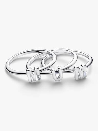 MUM Bogstaver Delbar Ring