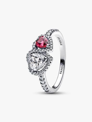 Halo Hjerter Ring