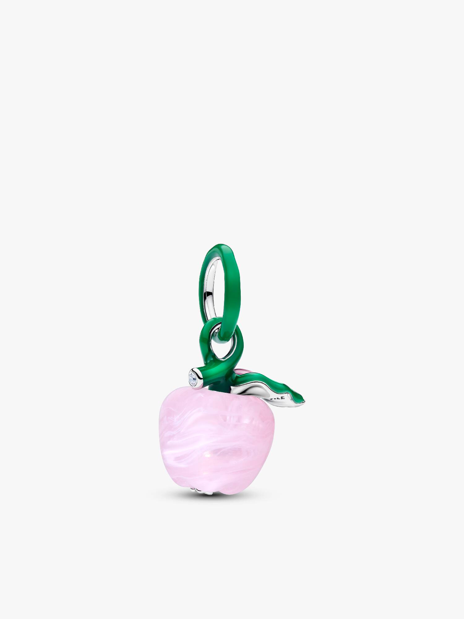 Pink Murano Æble Charm