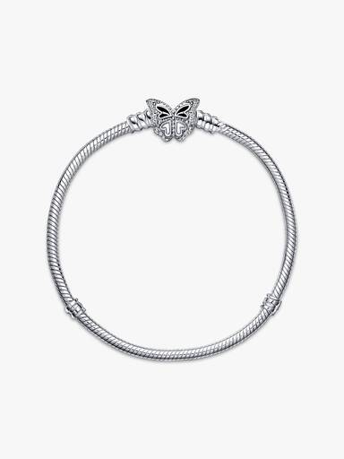Pandora Moments Slangekædearmbånd med Sommerfuglelås