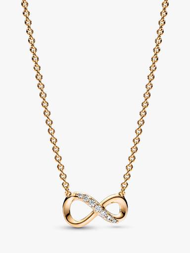 Funklende Uendelighed Collier-Halskæde