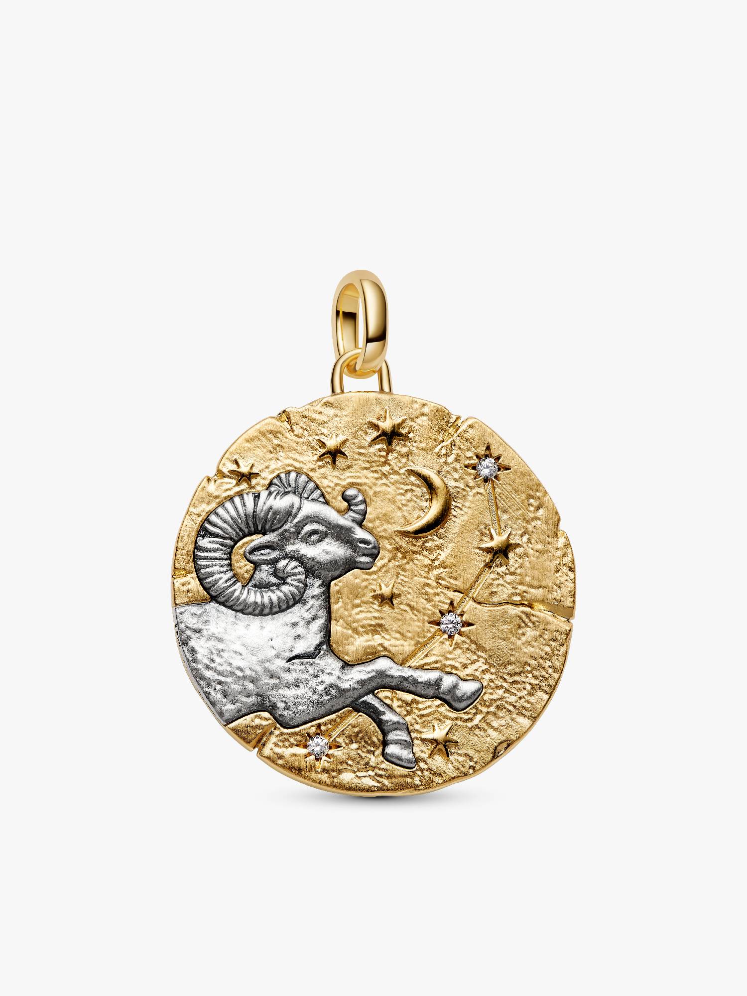 Vædderen Stjernetegn Oversized Medaljon Charm
