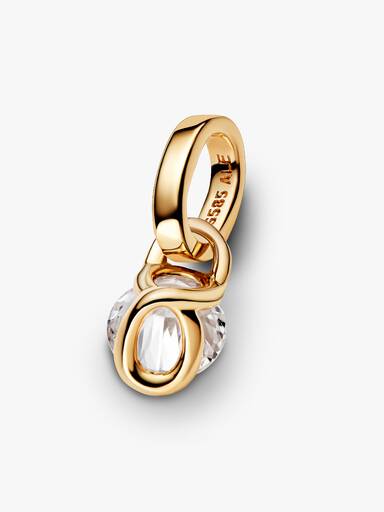 Pandora Talisman uendelighedsvedhæng i 14 kt. guld med laboratorieskabt diamant