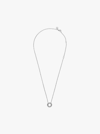 Pandora Logo Pavé Cirkel Collier-Halskæde