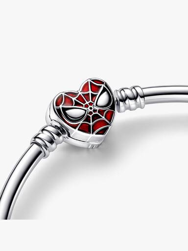 Pandora Moments Marvel Spider-Man Maske Armring med Hjertelås