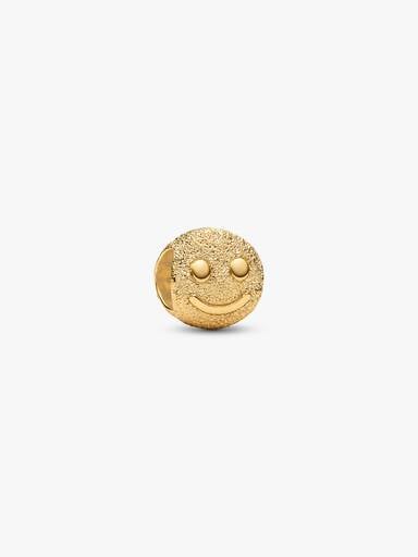 Tekstureret Smiley Minicharm