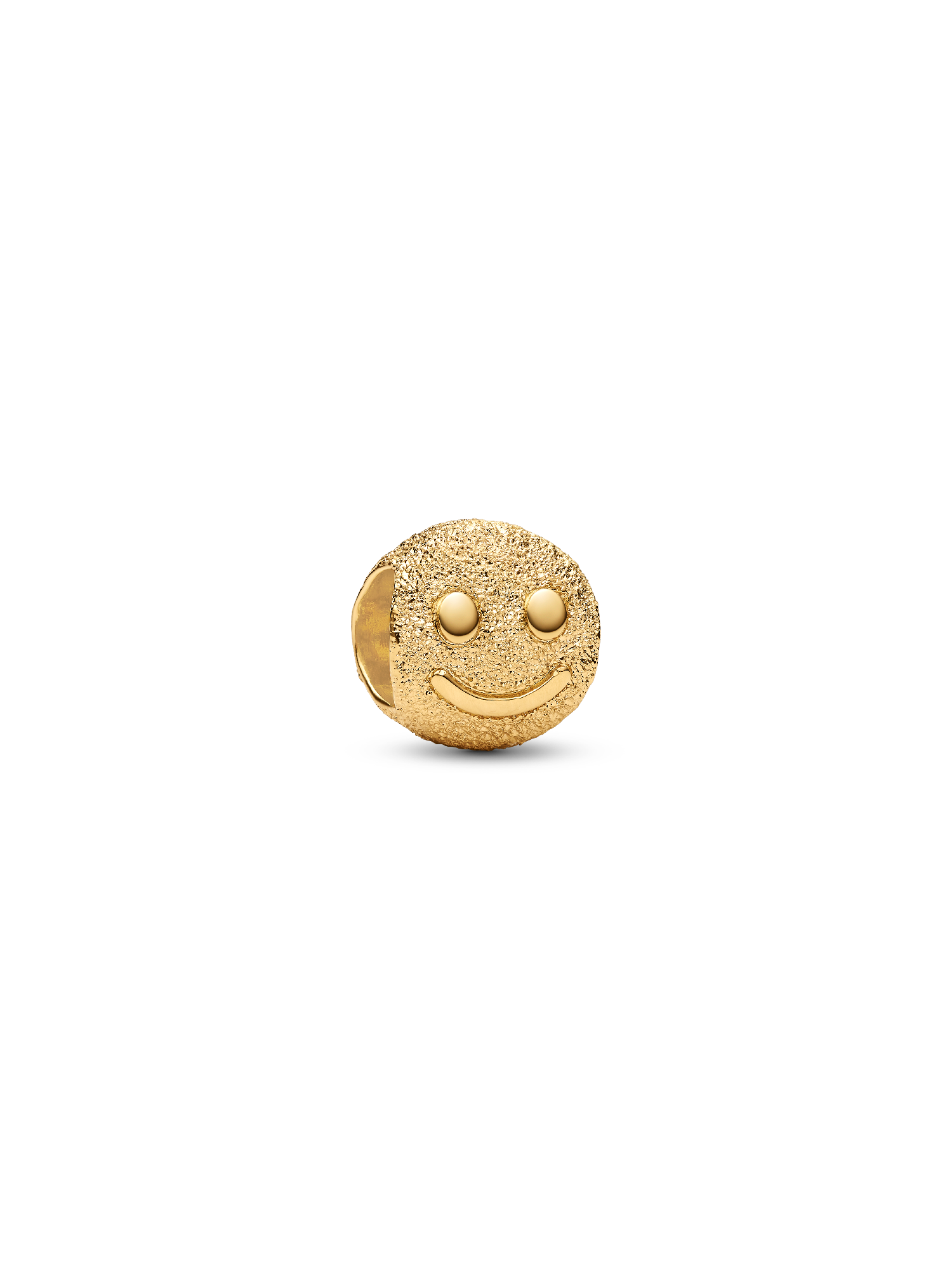 Tekstureret Smiley Minicharm