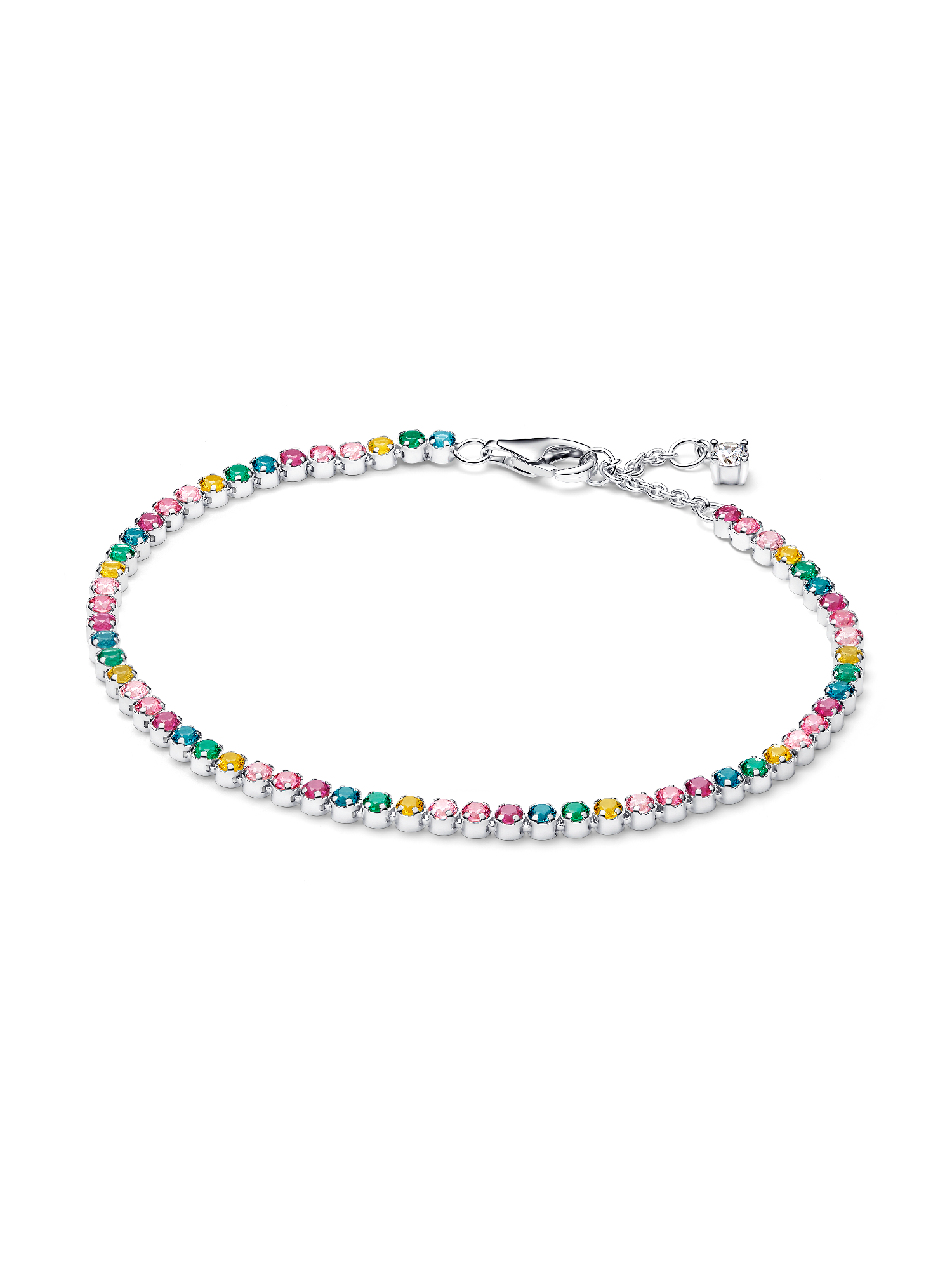 Regnbuefarvet Tennisarmbånd 