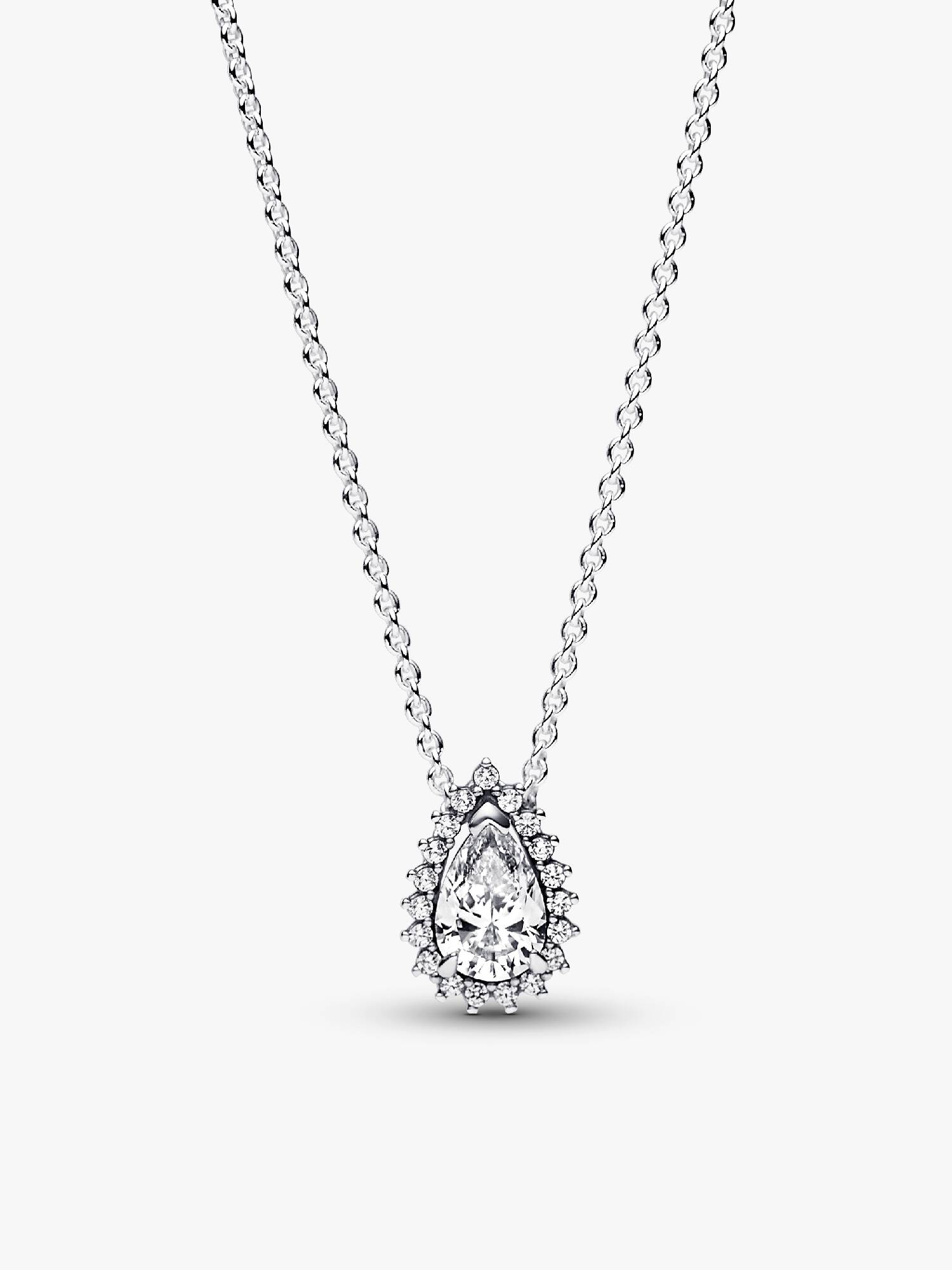 Funklende Pære Halo Collier-Halskæde