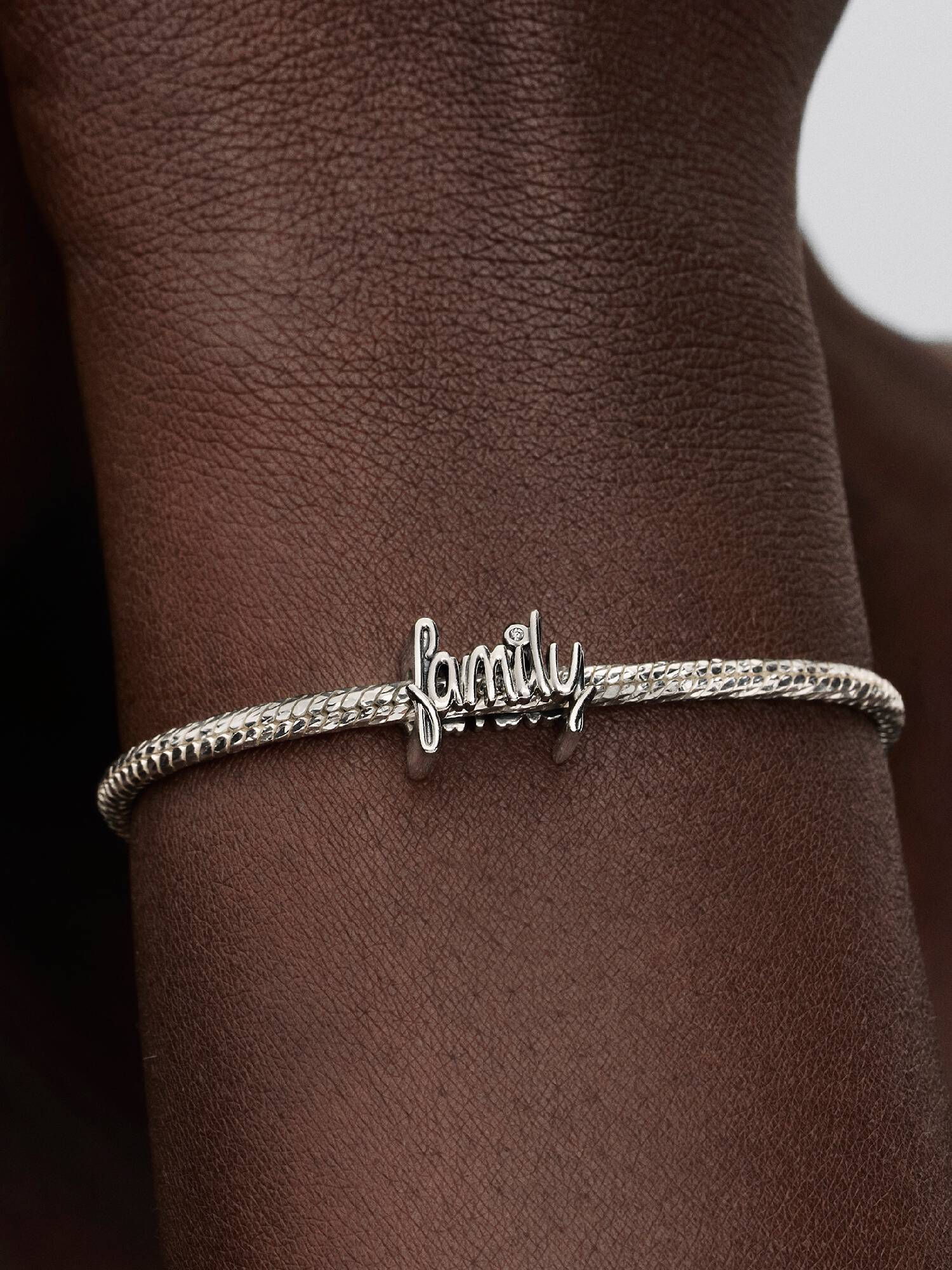 Håndskrevet Family Charm