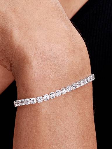 Funklende Dristigt Tennisarmbånd