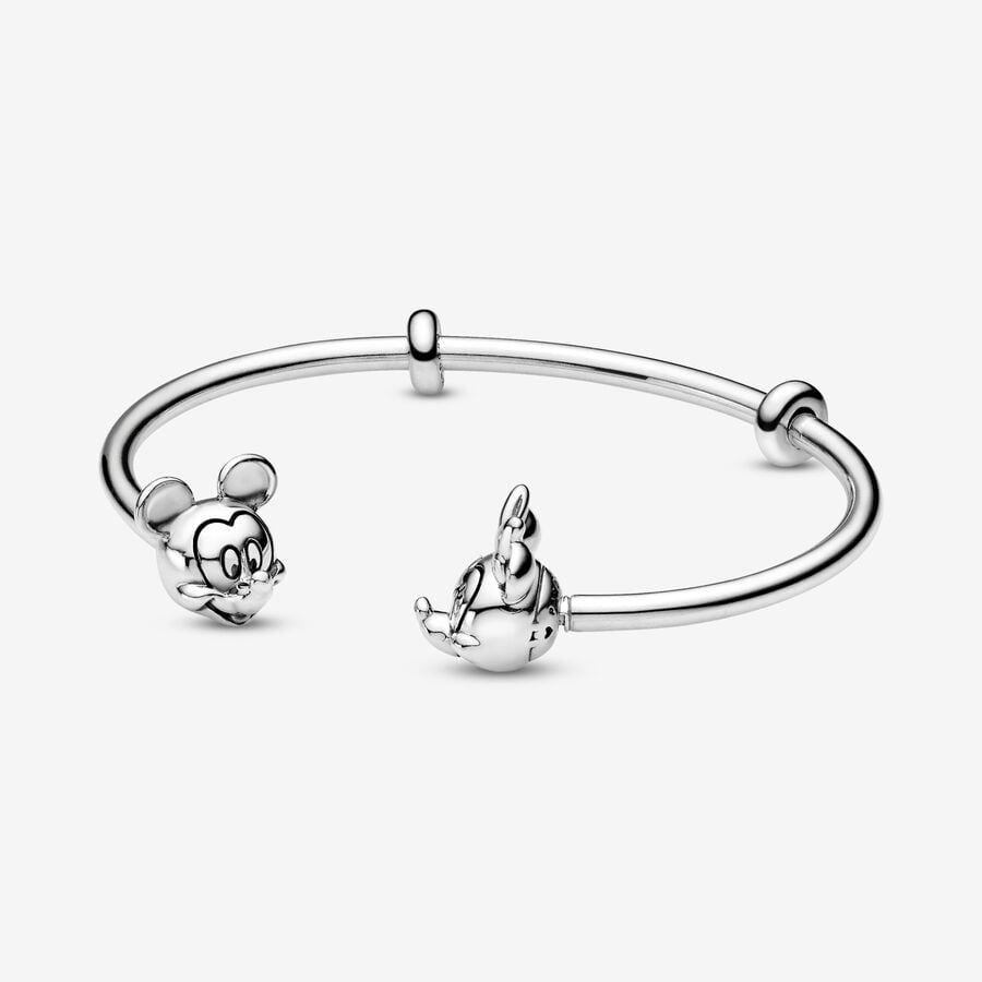 Disney Pandora Moments, Mickey Mouse & Minnie Mouse Åben Armring image number 0
