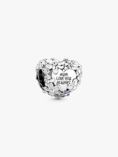 Mor Marguerit Hjerte Charm