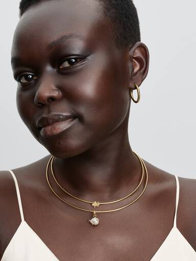 Rørformet Choker Halskæde