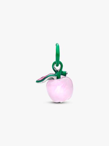 Pink Murano Æble Charm