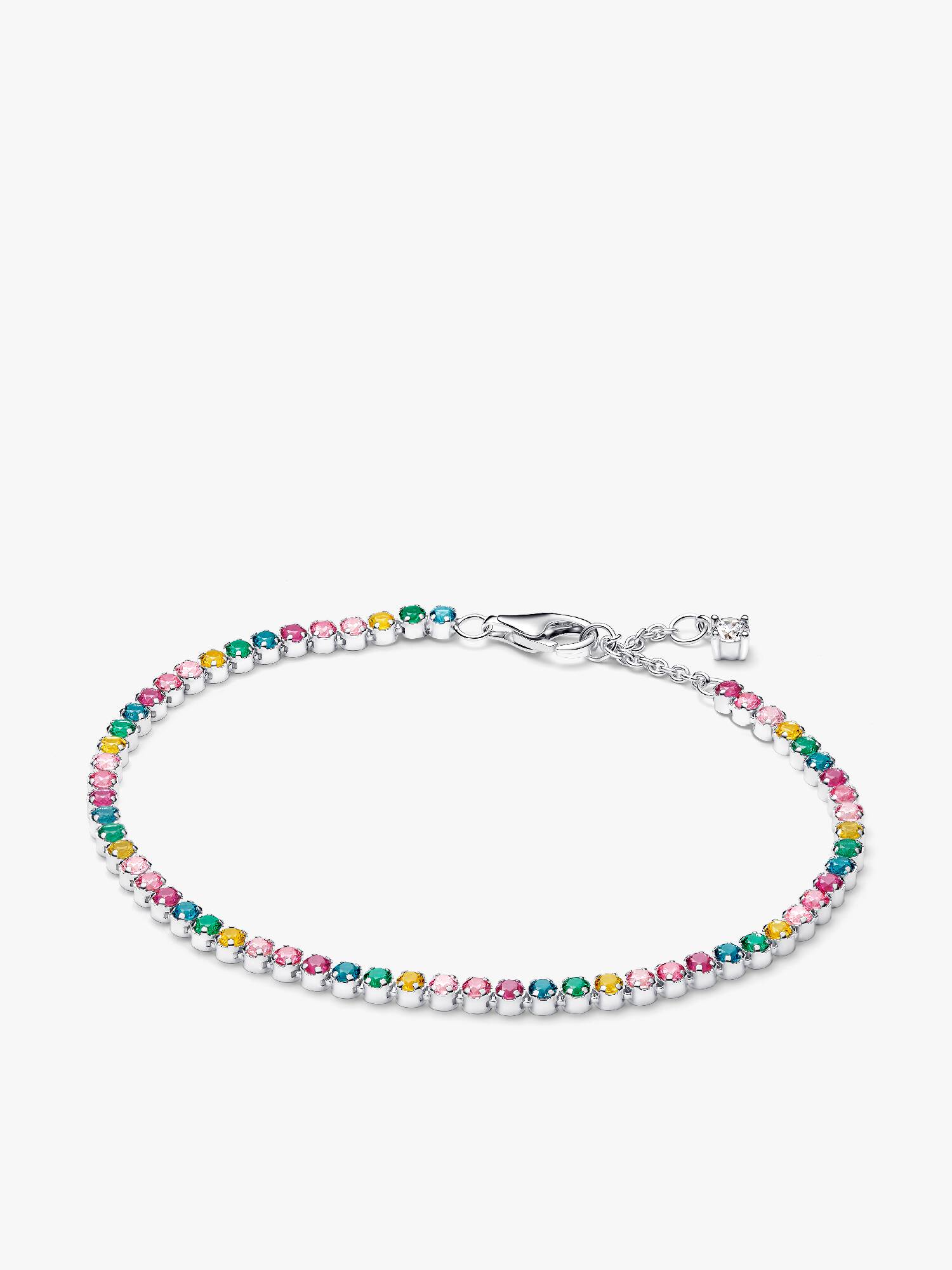 Regnbuefarvet Tennisarmbånd
