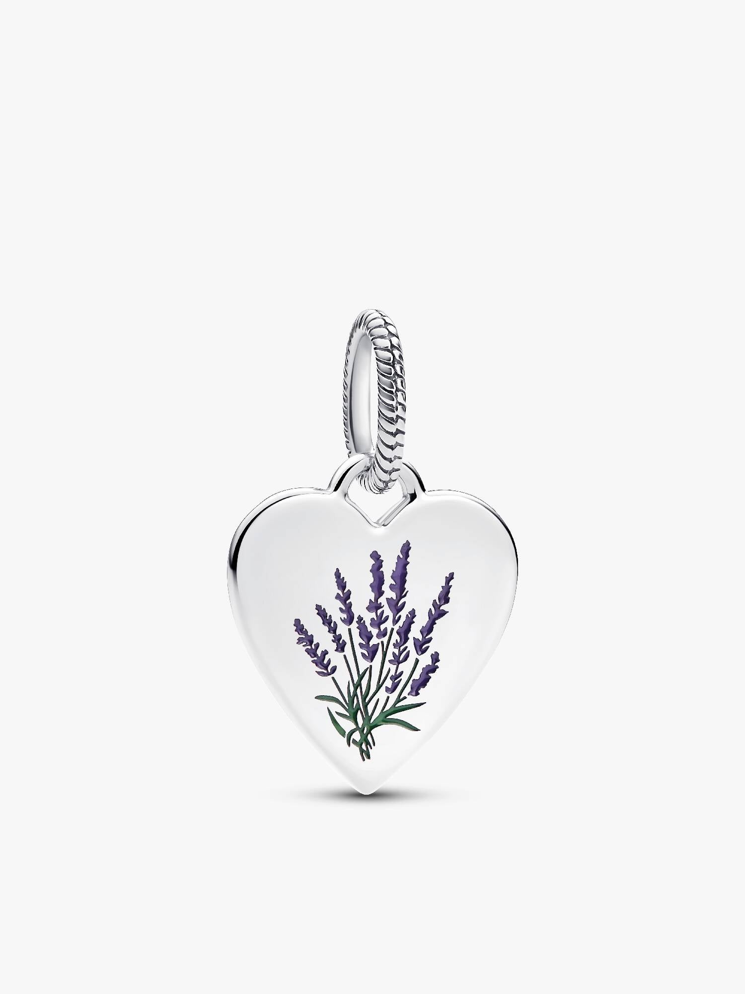 Graverbar lavendel-dangle charm
