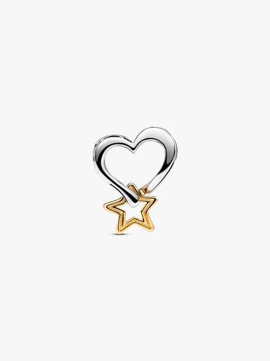 Lykkestjerne & Hjerte Charm