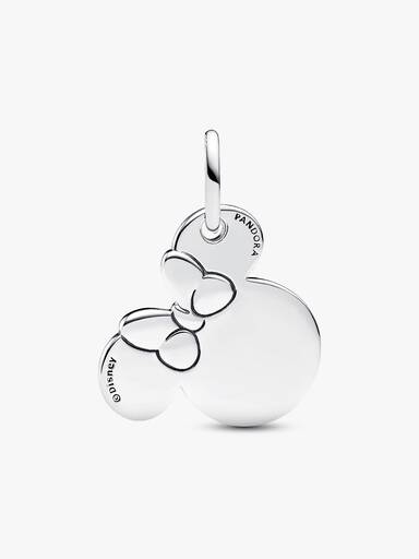 Indgraverbart Disney Minnie Mouse Charm med Vedhæng