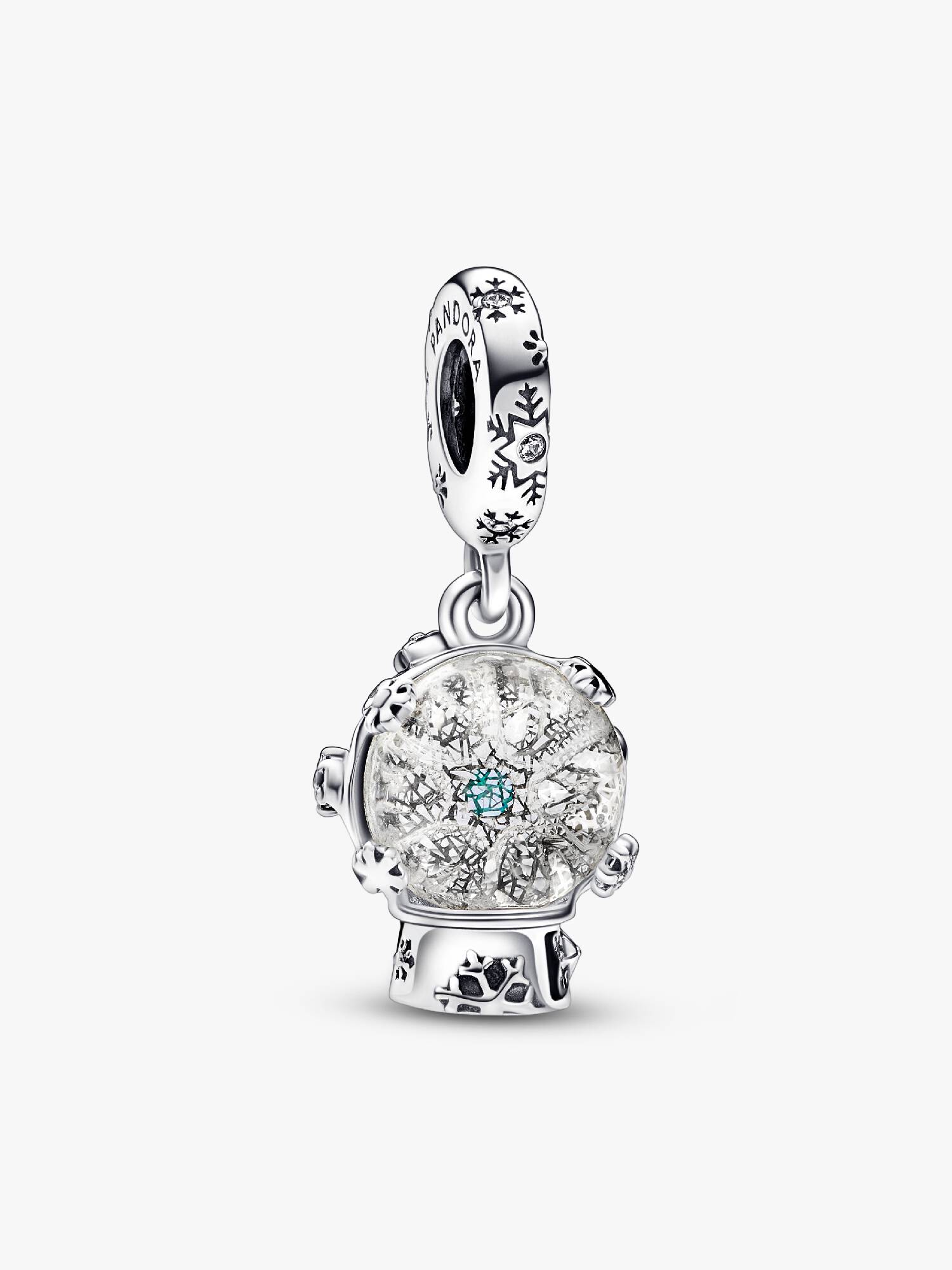 Snefnug Snekugle Charm med vedhæng