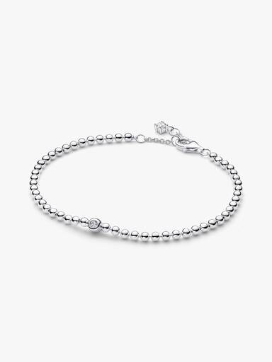 Perler & Funklende Sten Armbånd