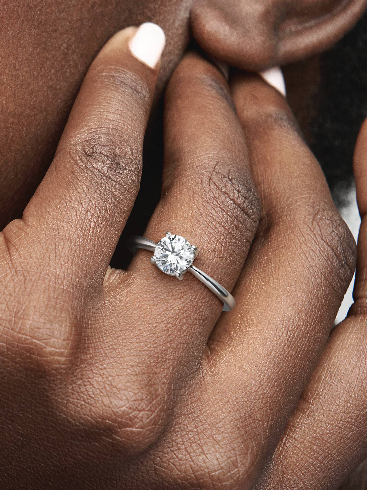 Funklende Solitaire Ring