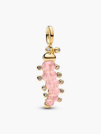 Pink Larve Charm
