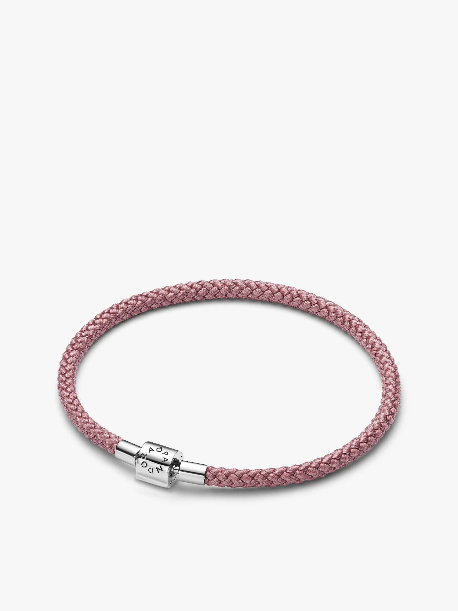 Skinnende Pink Armbånd med snor
