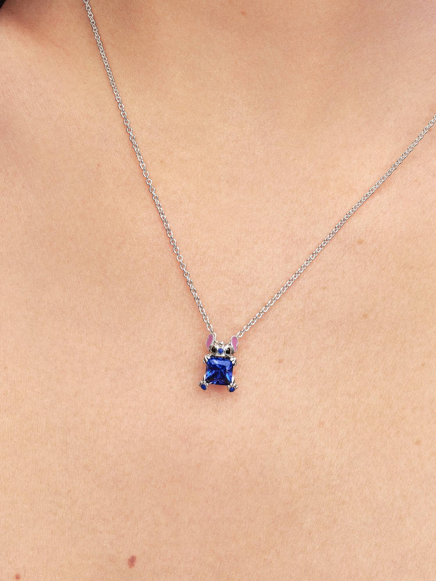 Disney Stitch blå collier-halskæde