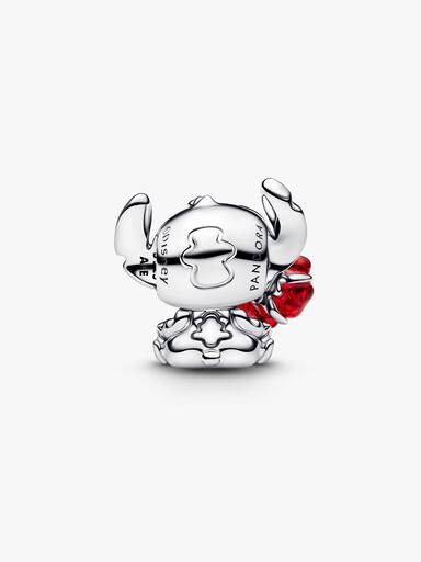 Disney Stitch Rose Muranoglas Charm