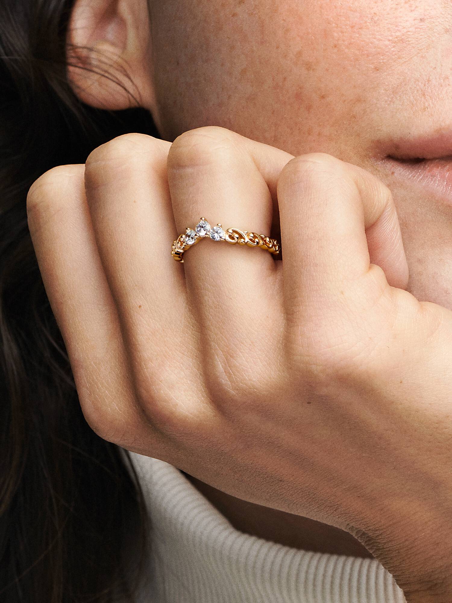 Royal Hvirvel Tiara Ring