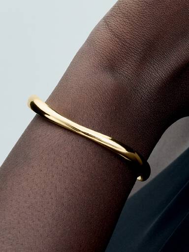 Organisk Formet Åben Armring