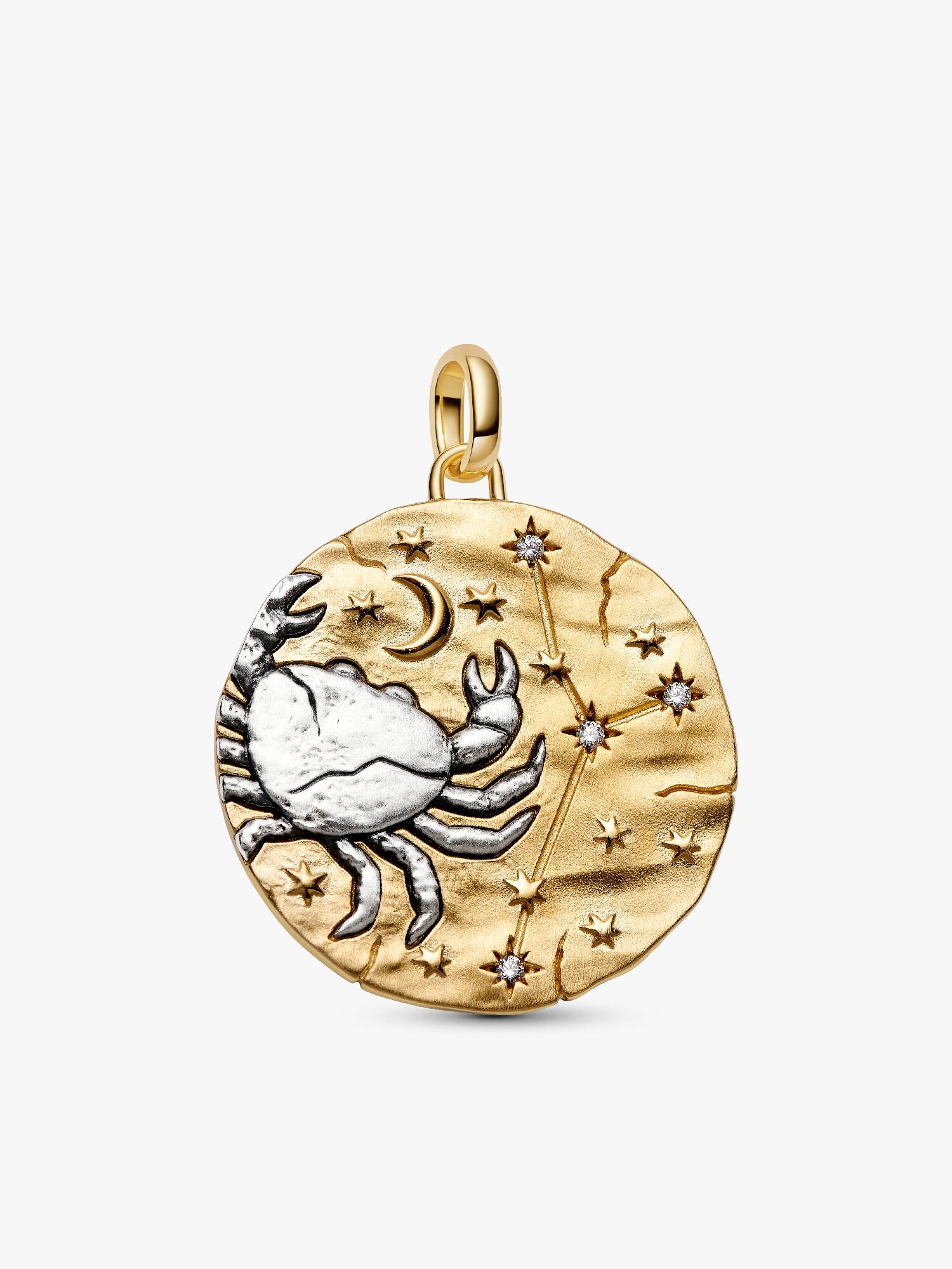 Krebsen Stjernetegn Oversized Medaljon Charm