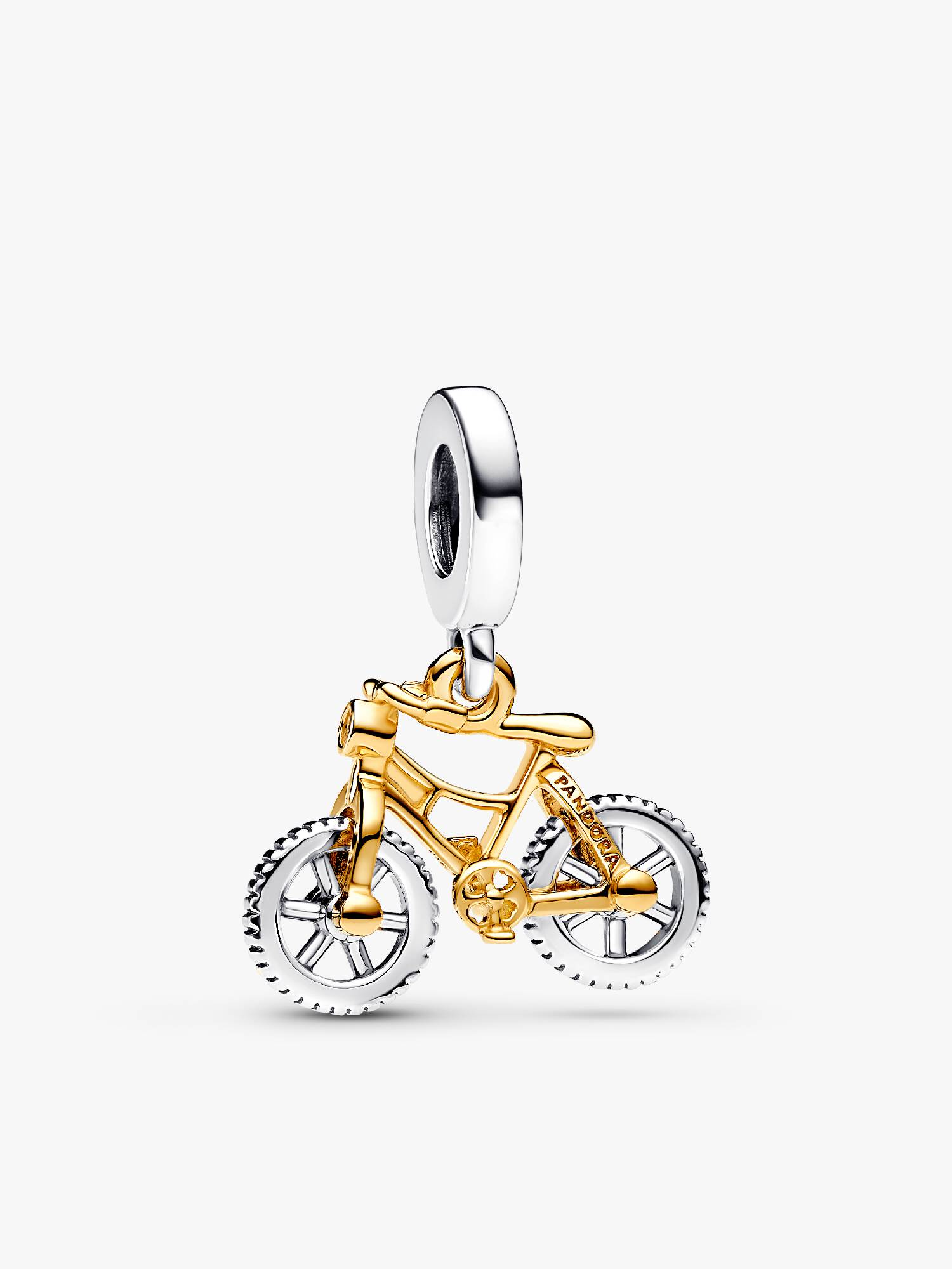 To-tonet Cykel med Drejelige Hjul Charm med vedhæng