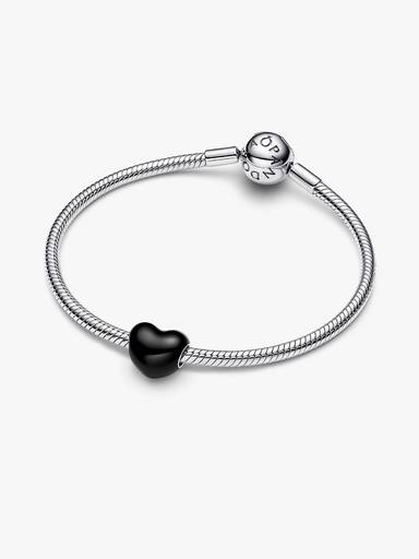 Sort Hjerte Charm