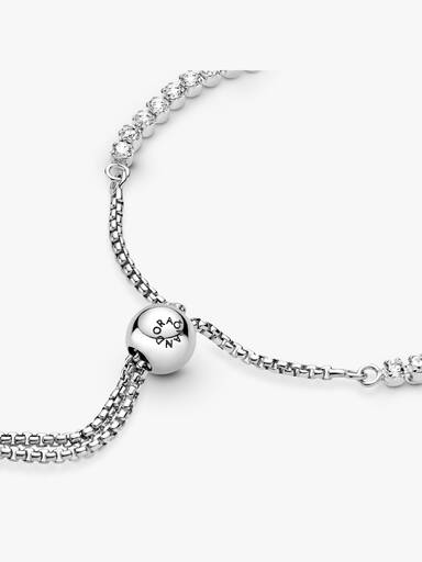 Funklende Slider Tennisarmbånd