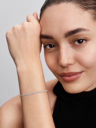 Funklende Tennisarmbånd