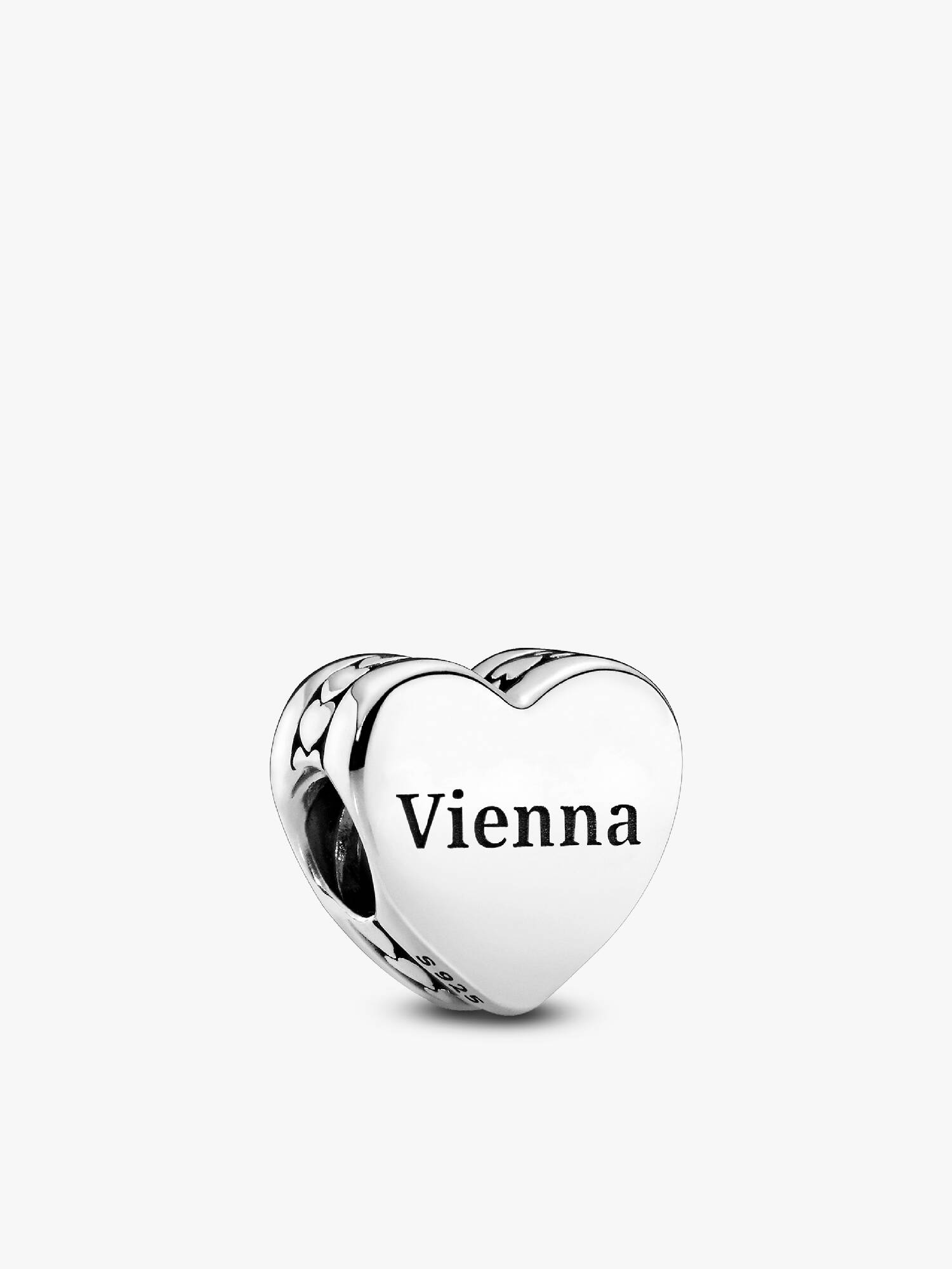 Vienna Skyline Hjerte Charm