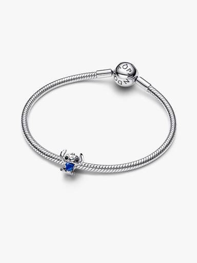 Disney Stitch Blåt Hjerte Charm