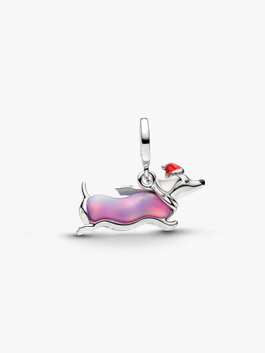 Jul Gravhund Charm med vedhæng