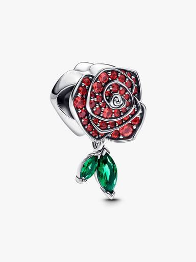 Funklende Rose i Blomst Charm