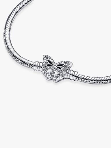 Pandora Moments Slangekædearmbånd med Sommerfuglelås