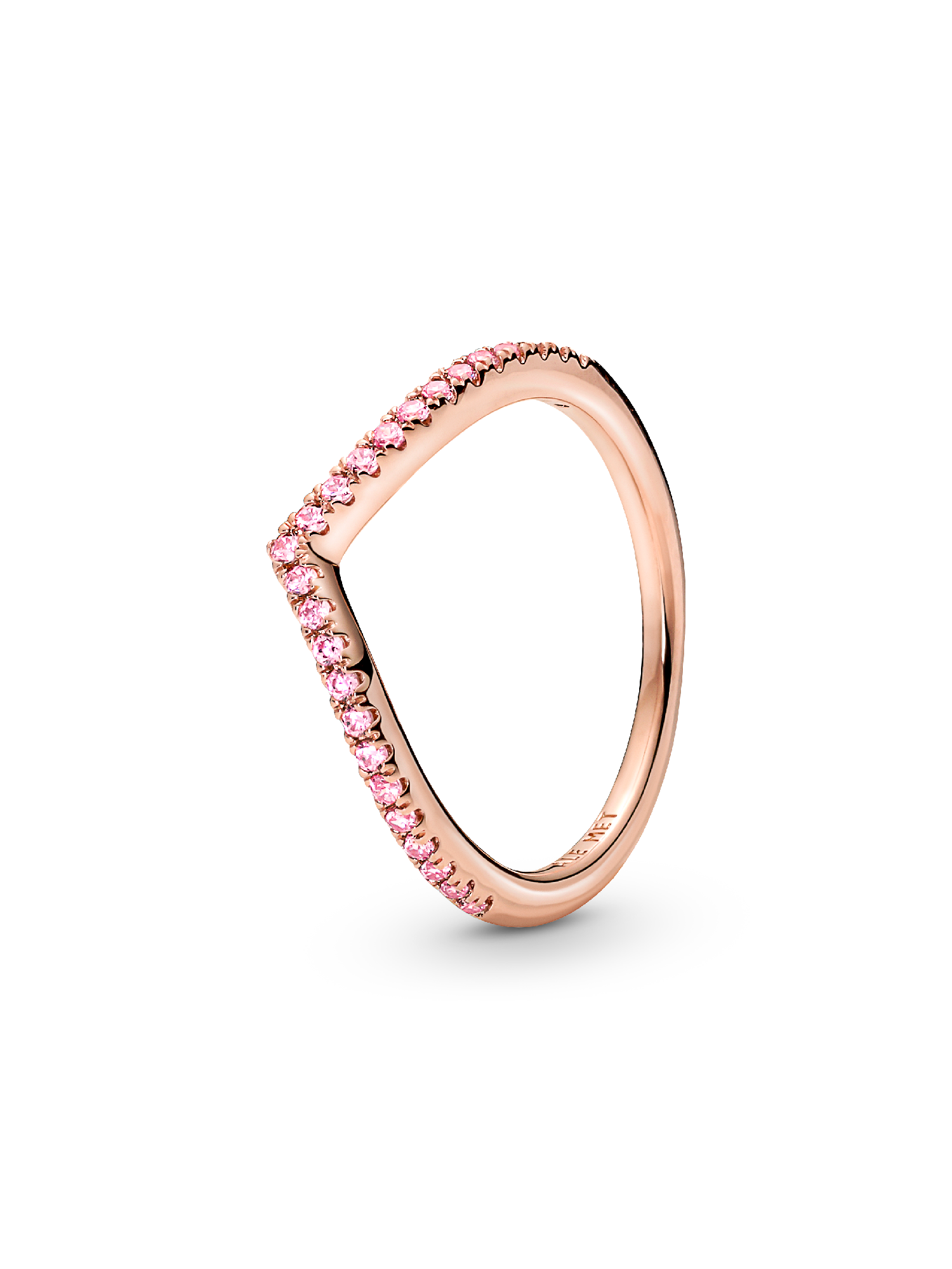 Pandora Timeless Wish Funklende Rosa Ring